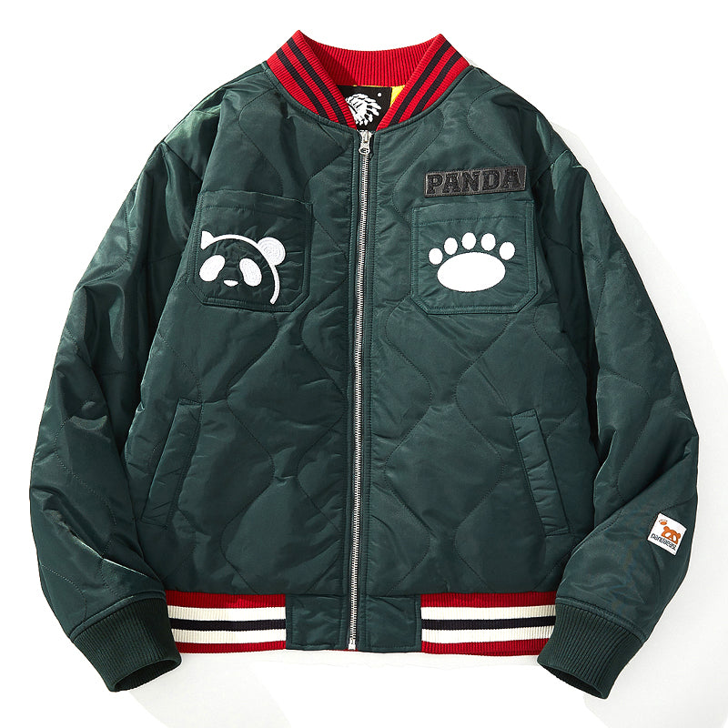Capospalla da uomo in cotone Valstrend con ricamo di coppia indiana cartone animato, stile casual e dettagli vivaci.
