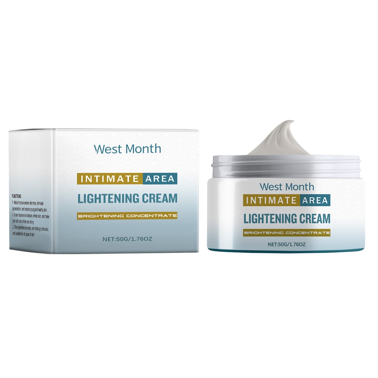 Body lightening melanin whitening cream