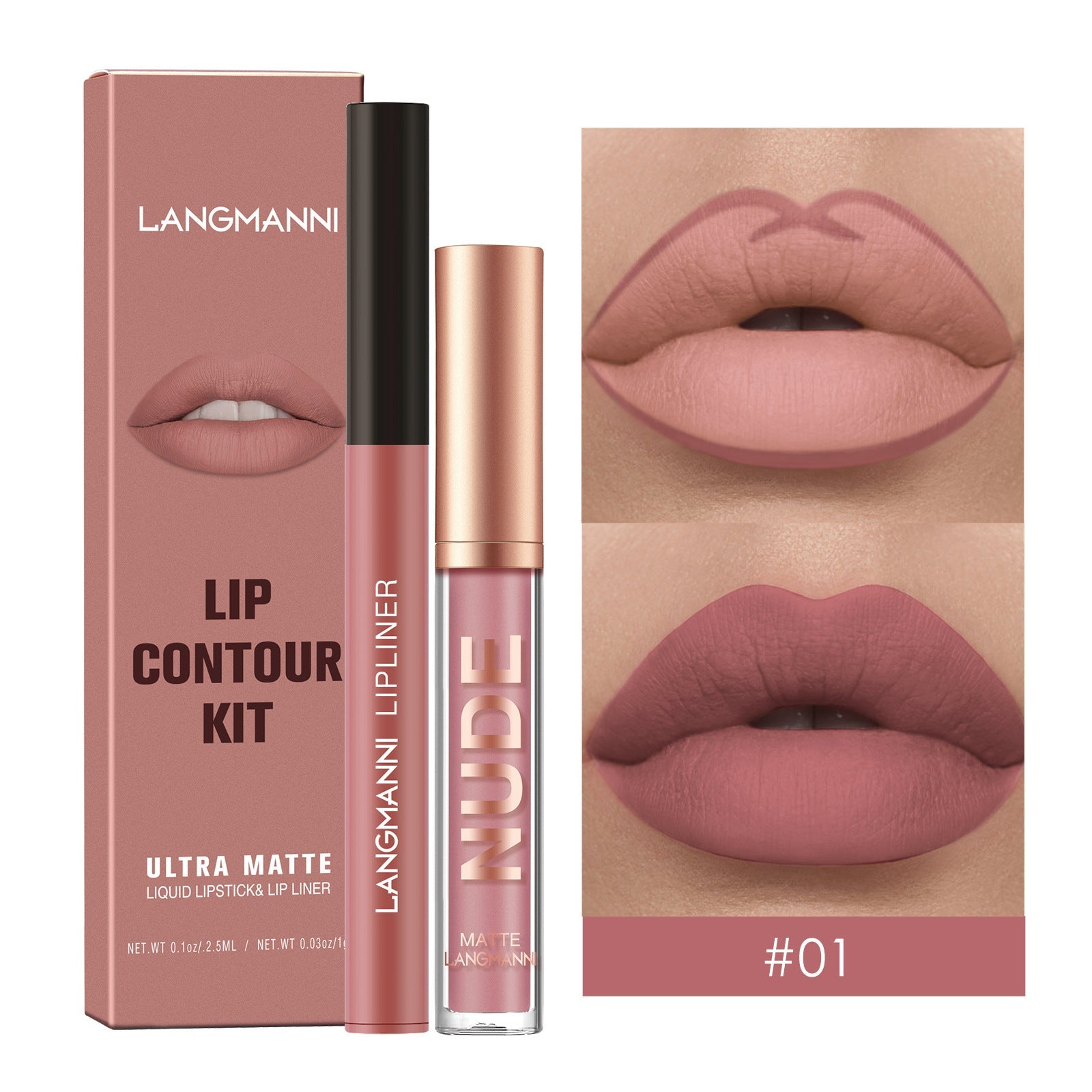 Lucidalabbra opaco Valstrend Shop Makeup No Stain On Cup con finitura matte e colore intenso, visibile in questa immagine.