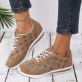 Sneakers donna casual Valstrend, leggere, traspiranti con suola in gomma, stile low-top adatte per escursioni e uso quotidiano.