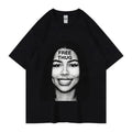 Women's Retro Short Sleeve Top Hip Hop T-shirt