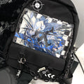 Zaino scuola giapponese ad alta capacità Valstrend, con tasche multiple e spallacci regolabili, adatto a studenti.