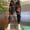 Pantaloni casual da uomo Valstrend, estate, slim fit, con sei tasche, patchwork, stile coreano e design alla moda.