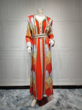 Completo da donna Valstrend, completo elegante con stampa, nastri e rhinestone, a maniche lunghe e stile fashion.