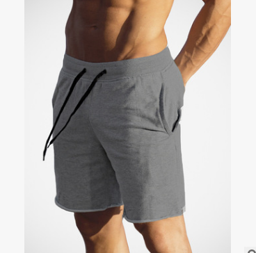 Pantaloncini da allenamento in cotone per uomo di Valstrend Shop, con tasche laterali e vestibilità comoda per attività sportive.