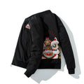 Completo da baseball invernale Valstrend con ricami in stile nazionale Xingshi, giacca e pantaloni, stile tradizionale e caldo