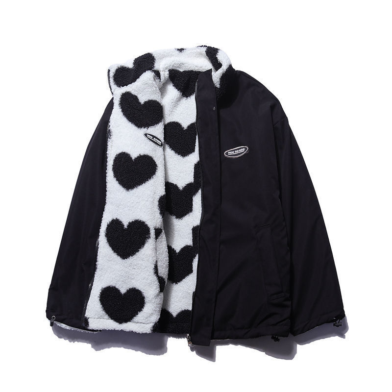 Cappotto in peluche Love Lamb autunno e inverno, unisex, di Valstrend Shop, con design caldo e morbido in tessuto peluche.