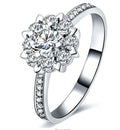 Anello da sposa e fidanzamento Valstrend in oro 18K con diamanti e zircon, design elegante per proposta di matrimonio femminile