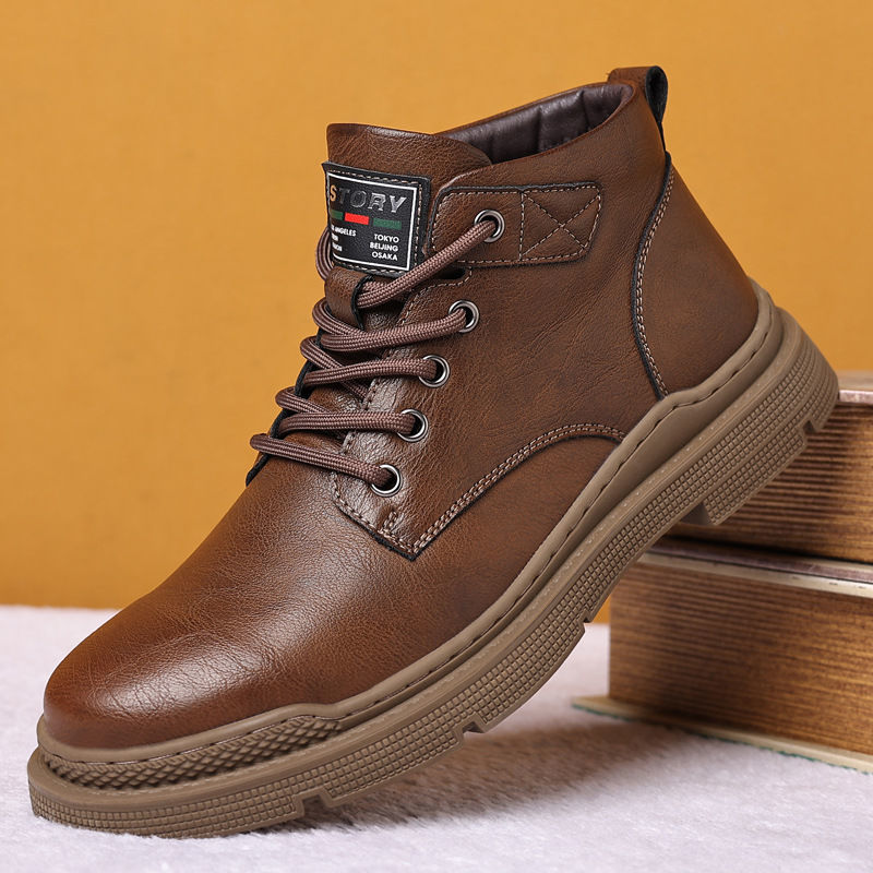 Scarpe tattiche da uomo Valstrend, stivali comodi e versatili per autunno e inverno, con suola robusta e design resistente.