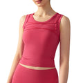 Women's Breathable Sports Vest With Chest Pad
