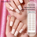 Pure Color Gel Nail Sticker Uv Phototherapy Semi-curing Nail Art Sticker