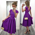 Vestito da sera senza schiena Valstrend, abito elegante con schiena scoperta e taglio raffinato, indossato da una modella.