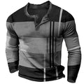 Maglione lungo a maniche lunghe con bottoni, stampa europea e americana, marca Valstrend shop, dettaglio della felpa con stampa colorata