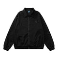 Giacca da pilota americana High Street Valstrend uomo, stile primavera-autunno, vista frontale con dettagli classici e cerniera frontale