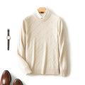 Maglione da uomo Valstrend in cashmere spesso e morbido con collo rotondo, vestibilità ampia e stile casual.