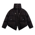 Fashion Brand Heavy Turtleneck Cotton Coat Jacket