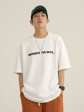 T-shirt giapponese casual a manica corta per coppie, stile semplice e rilassato, marca Valstrend shop.