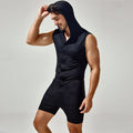 Tuta uomo senza maniche Valstrend, abbigliamento fitness e home wear, stile personalizzato, vestibilità comoda e moderna