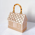 Borsa da donna estiva grande capacità Valstrend, con manici in pelle e spazio per tutto il necessario, in tessuto leggero e colorato