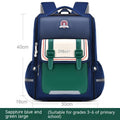 Zainetto leggero per bambini Valstrend con protezione spina aperta, design scolastico, ideale per scuola e uso quotidiano.