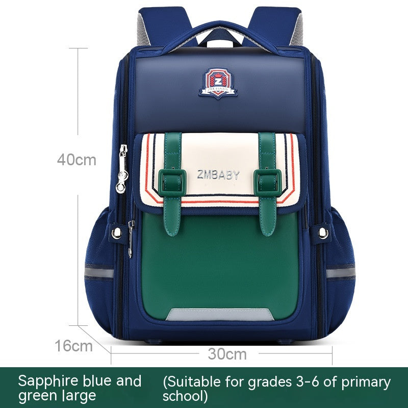 Zainetto leggero per bambini Valstrend con protezione spina aperta, design scolastico, ideale per scuola e uso quotidiano.