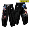 Men's Casual Pants Sun Moon 3D Creative Digital Printing Casual Cropped Pants