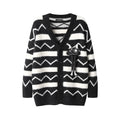 Cardigan casuale morbido Valstrend per uomo e donna, aperto con collo a V e maniche lunghe in tessuto caldo e comodo.