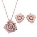 Set di gioielli da sposa Valstrend con collana e orecchini con pietre a sfera, ideale per matrimoni e feste europee.