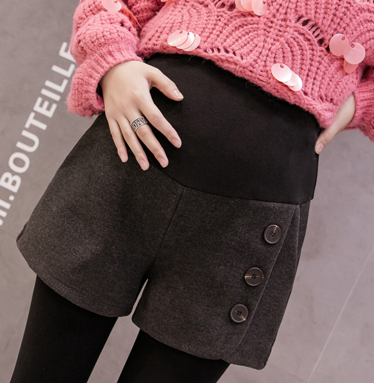 Shorts in lana per lifting addominale Valstrend, modello a vita alta, tessuto morbido e confortevole per un supporto naturale.