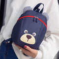 Borsa per bambini Valstrend, minilight con cartone di orso, doppia tracolla, ideale per età 1-5 anni, morbida e colorata