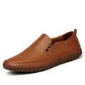 Scarpe casual da uomo Valstrend in pelle di mucca, primo strato, stile business e quotidiano, con suola in gomma.