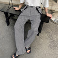Pantaloni eleganti retrò da uomo Valstrend, pantaloni larghi a gamba ampia in tessuto elegante, stile vintage e sofisticato