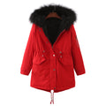 Giacca invernale imbottita in cotone con fodera in pile, taglie europee, marca Valstrend, design caldo e resistente al freddo