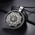 Collana zen a forma di fiore Mandala della mitologia indiana antica, gioiello yoga ispirato alla cultura spirituale Valstrend