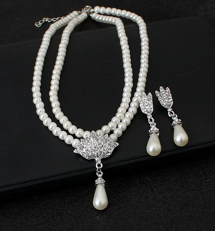 Collana da sposa Valstrend con pendente e gioielli in lega, accessori eleganti per matrimonio e cerimonia nuziale