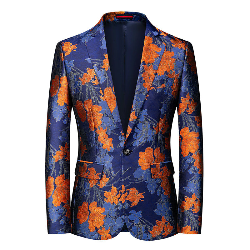 Completo da uomo Valstrend, abito da sposo e testimone in jacquard elegante con giacca e pantaloni per matrimonio.