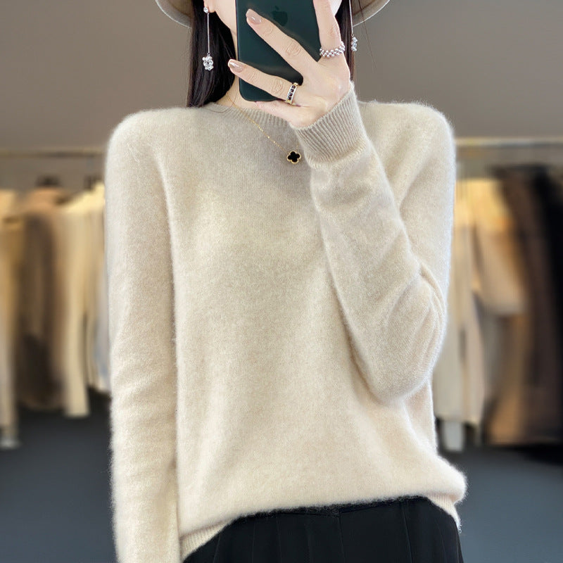 Maglione donna in cashmere morbido e lavorato a maglia, vestibilità ampia e confortevole, marca Valstrend.