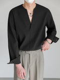Maglione oversize a manica lunga Valstrend, maglia autunnale casual con collo rotondo e tessuto morbido.