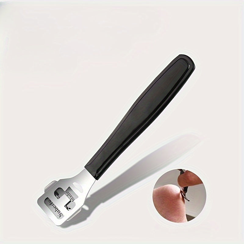 Set di 10 strumenti professionali per pedicure Valstrend in acciaio inox, rasoio per piedi e rimuovi pelle morta.