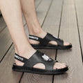 Sandali infradito da uomo Valstrend con motivo floreale laminato, comodi ciabatte estive con design colorato e resistente.