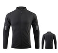 Maglietta sportiva slim-fit Valstrend con zip a maniche lunghe, adatta a fitness e tempo libero, tessuto leggero e comodo.