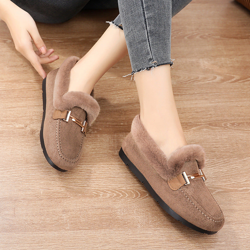 Scarpe casual con fodera in lana di agnello e fodera in pile, stile comodo e caldo, marca Valstrend shop.