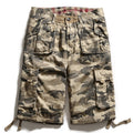 Pantaloncini cargo estivi in cotone camouflage Valstrend, con tasche frontali e vita regolabile, ideali per un look casual e comodo.