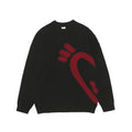 Maglione in maglia per coppia, uomo e donna, con collo rotondo, stile casual e confortevole, marca Valstrend shop.