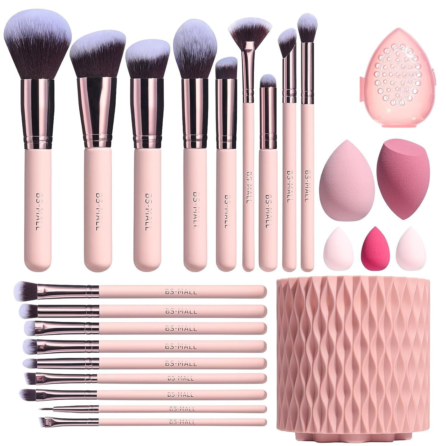 Pennello trucco Valstrend con manico rotante e sfera pratica, ideale per applicazioni di makeup e dettagli precisi.