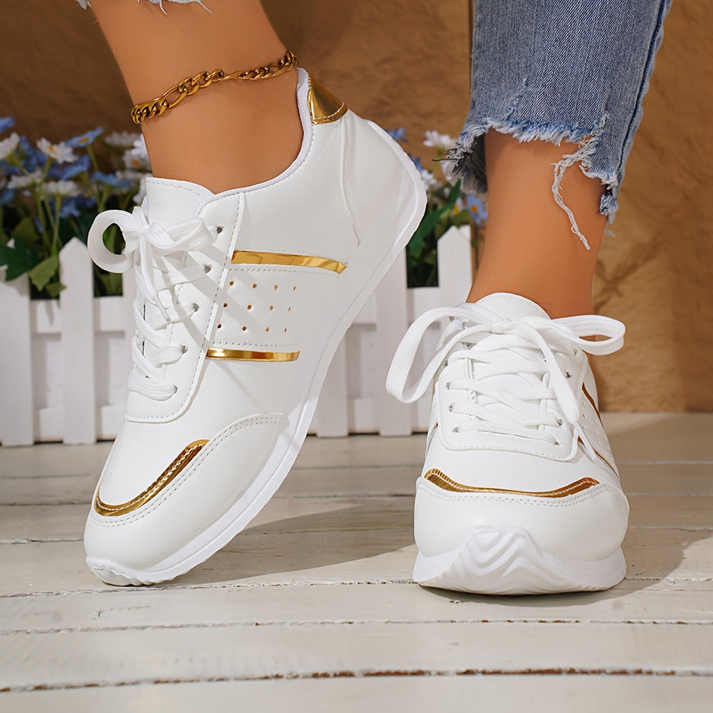 Sneakers da corsa casual da donna Valstrend, leggero, traspirante con suola in gomma e interno in tessuto, ideali per tutte le stagioni.
