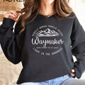 Felpa Christian crewneck di Valstrend con stampa Bibbia e versetti, comoda e casual, in tessuto morbido e confortevole.