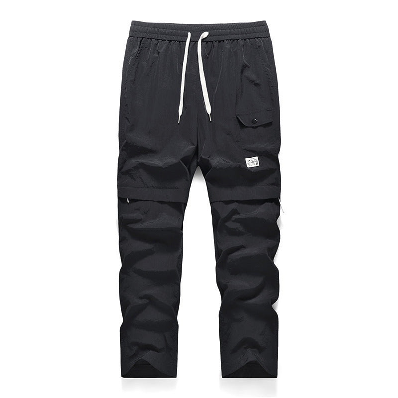 Straight Cargo Pants Men's Summer Breathable