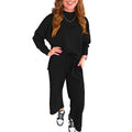 Loose And Simple Style Texture Casual Suit Women