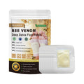 Cerotti detox herbal per piedi Valstrend Shop, mostra i patch erboristici applicati sulla pianta del piede.